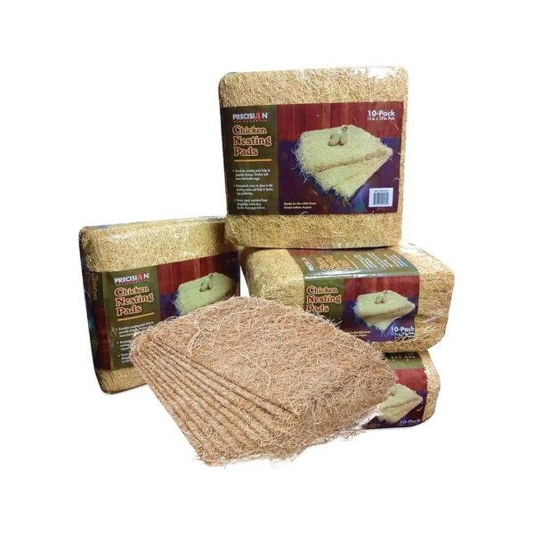 Premium Beige Chicken Nesting Pads Fit Most Standard Nesting Boxes