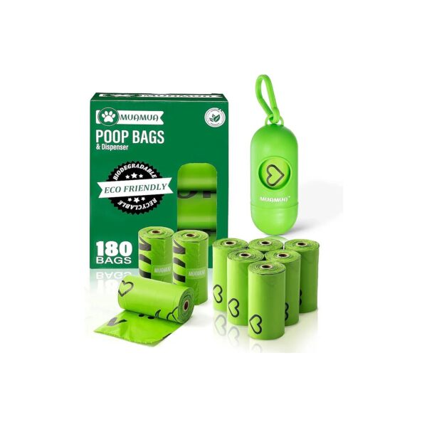 Premium Biodegradable Dog Waste Bags with Leak Proof Technology and Eco Friendly Design