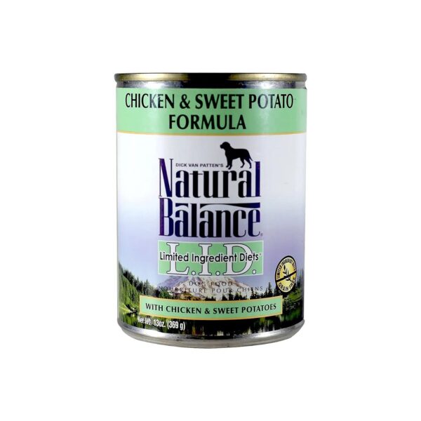 Premium Canned Dog Food with Chicken and Sweet Potato for Puppies with Fussy Taste Buds