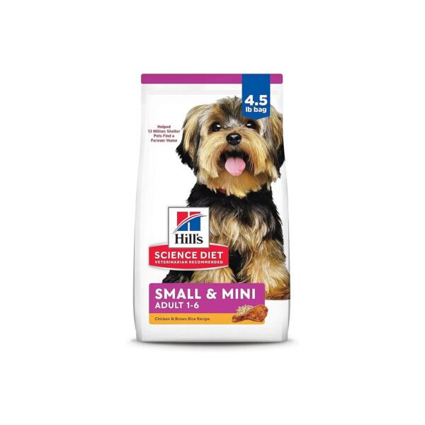 Premium Chicken Meal and Rice Adult Dog Food for Small and Mini Breeds