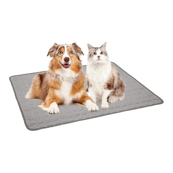 Premium Cooling Mat for Cats and Dogs with High-Tech Cooling Fiber