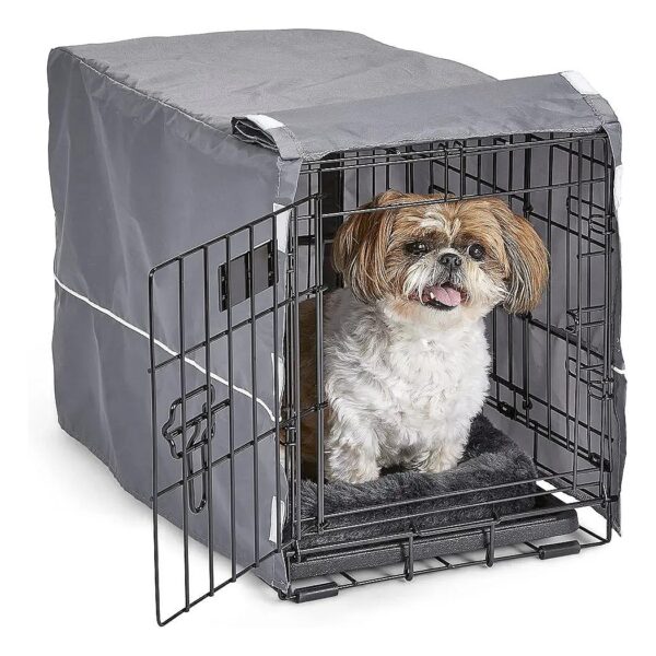 Premium Dog Crate Bed and Cover Kit for Small Breeds' Comfort