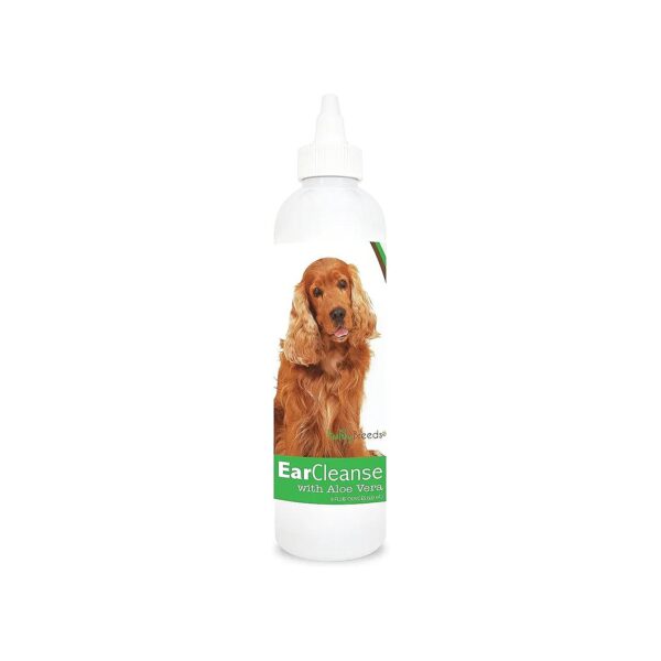 Premium Dog Ear Cleanse with Aloe Vera and Cucumber Melon for Healthy Hearing