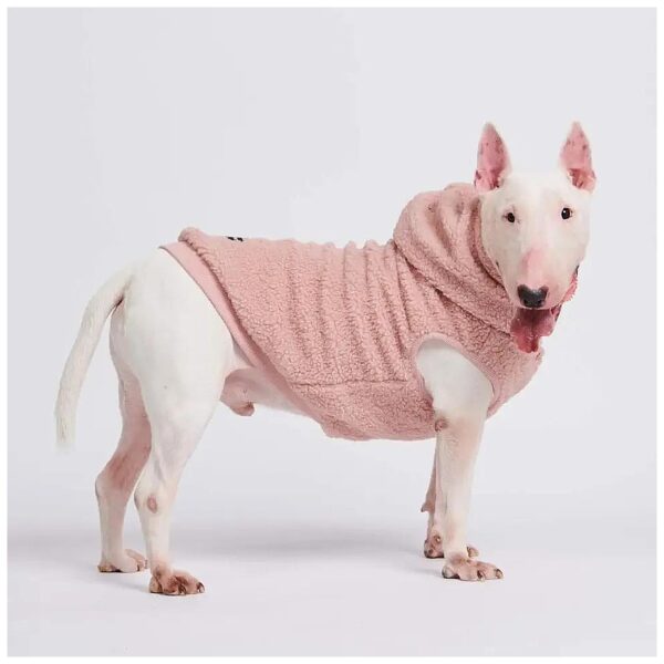 Premium Dog Sherpa Coat with Fleece Interior Suitable for Large Breeds Pink 4XL