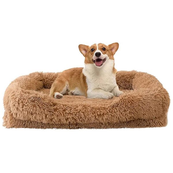 Premium Foam Filled Dog Crate Bed for Medium Dogs with Machine Washable Design