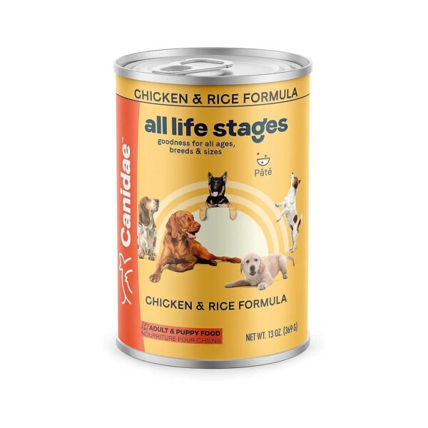 Premium Ingredients Wet Dog Food Chicken Rice All Breeds All Ages