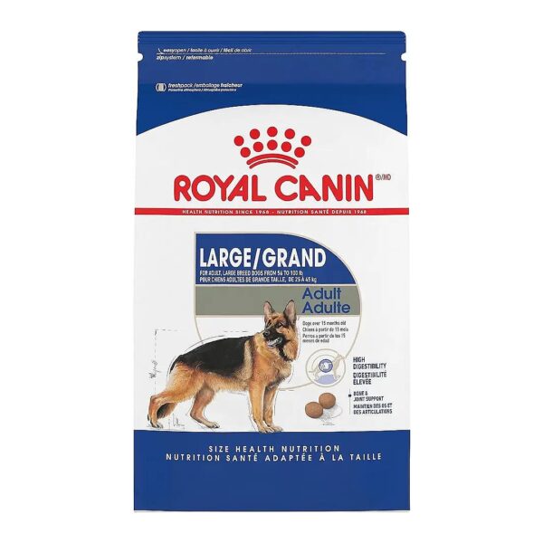 Premium Large Breed Adult Dry Dog Food for Healthy Coat and Skin