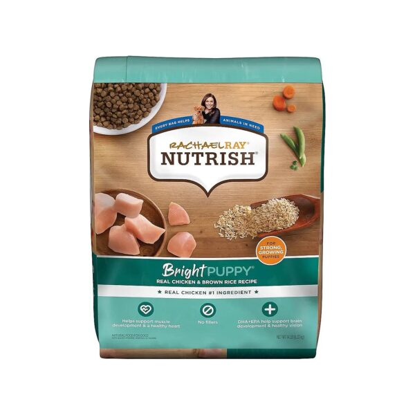 Premium Natural Puppy Food with Seafood Flavor and Brown Rice Recipe