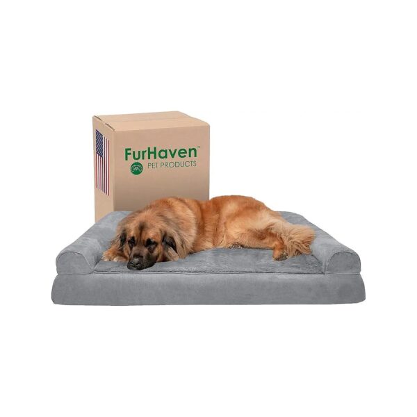 Premium Orthopedic FoamDog Bed for Large Breeds Up to 125 lbs