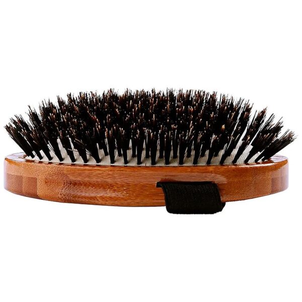 Premium Pet Brush with Natural Bristle and Wood Handle