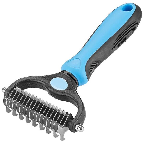 Premium Pet Grooming Tool for Deshedding, Mat Removal, and Shedding Prevention