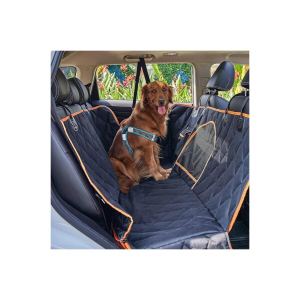 Premium Quality Backseat Dog Cover for Cars, Trucks, and SUVs with Waterproof Coating