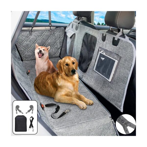 Premium Quality Car Dog Back Seat Cover with Waterproof and Dust-Proof Material