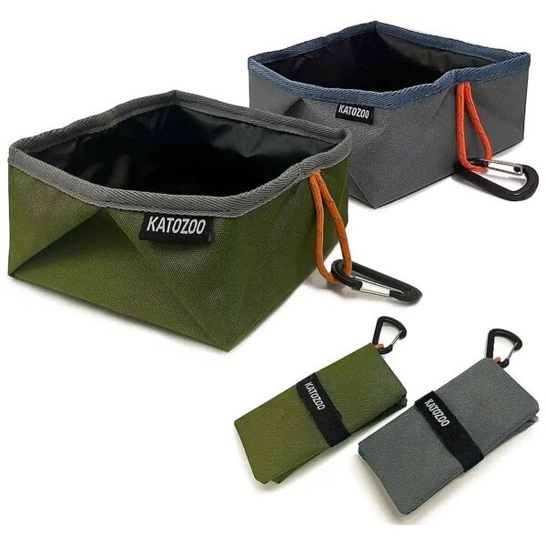 Premium Quality Collapsible Dog Bowls for Food and Water for Small to Large Breed Dogs