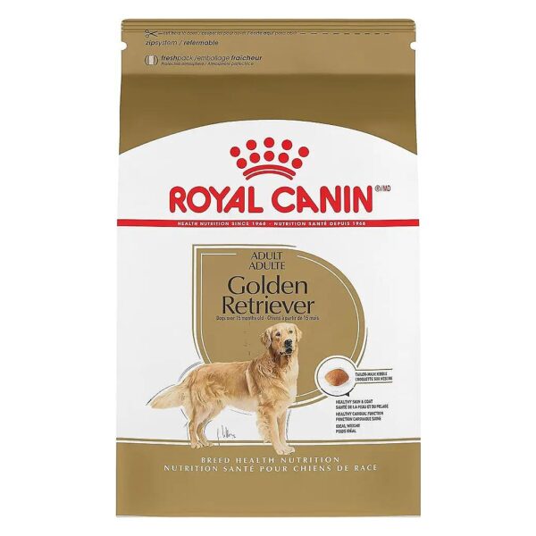 Premium Quality Dry Dog Food for Golden Retriever Adults with Taurine and DHA