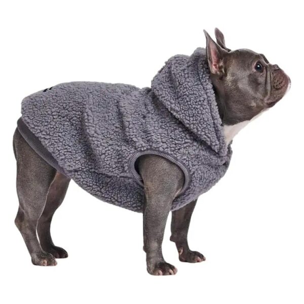 Premium Quality Grey Dog Sherpa Coat Suitable for All Breeds with Flexibility