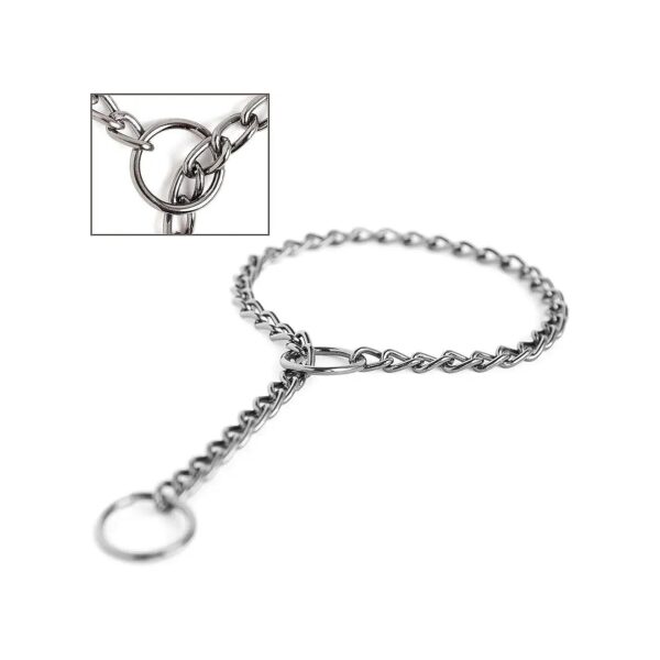 Premium Quality Metal Chain Slip Dog Collar for All Breeds