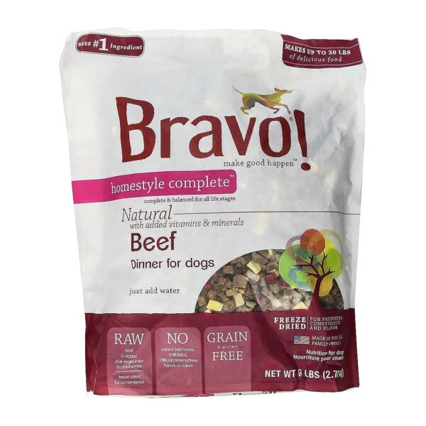 Premium Raw Freeze-Dried Beef Dinner with Cranberries and Organ Meats