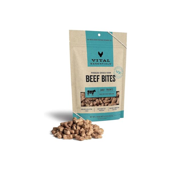 Premium Raw Freeze-Dried Beef Dog Treats for Dogs with Food Allergies