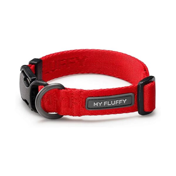 Premium Red Medium Adjustable Dog Collar Small to Medium Dogs