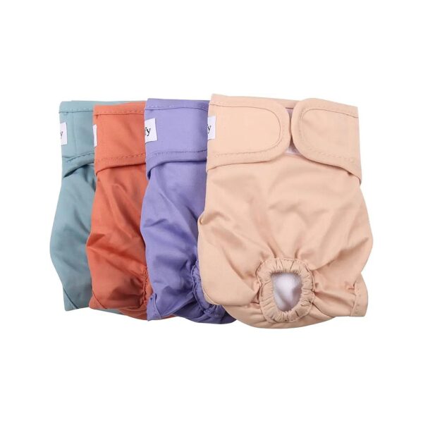 Premium Reusable Leakproof Dog Diapers for Medium Large Dogs