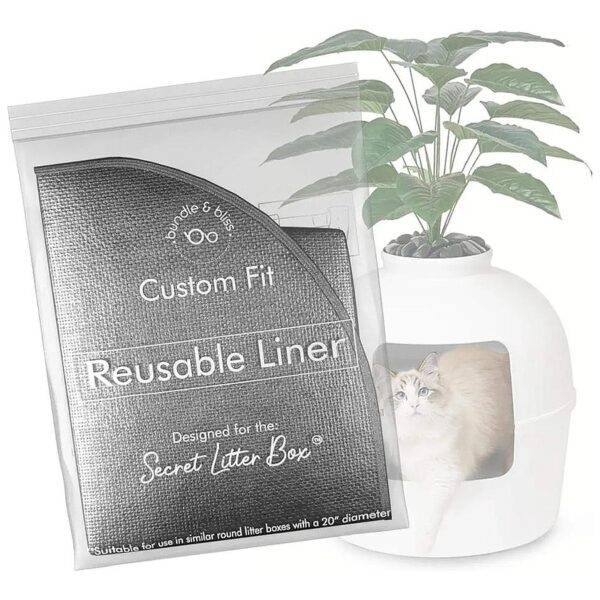 Premium Reusable Litter Box Liners 3-Pack, Durable and Easy to Clean