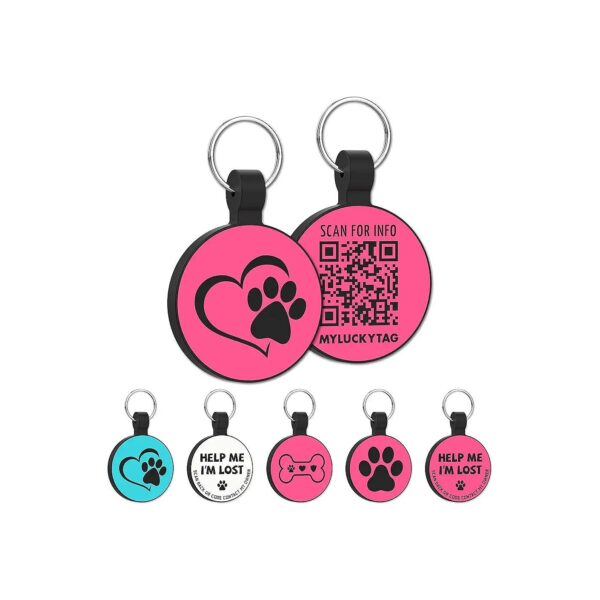 Premium Silicone Pet ID Tags for Safe and Secure Pet Identification