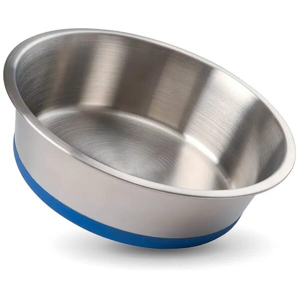 Premium Stainless Steel Dog Bowl with Silicone Non-Slip Base for Large Dogs