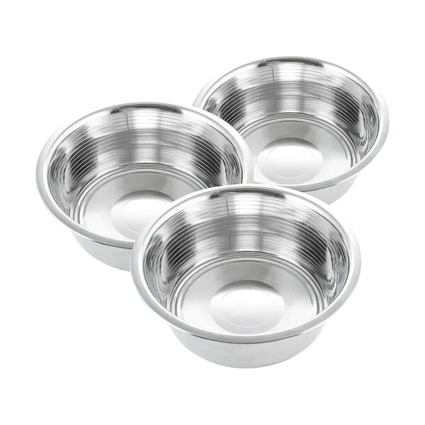 Premium Stainless Steel Food Bowls For Dogs 9x9x3 Replacement Feeder Dish Elevated Stand