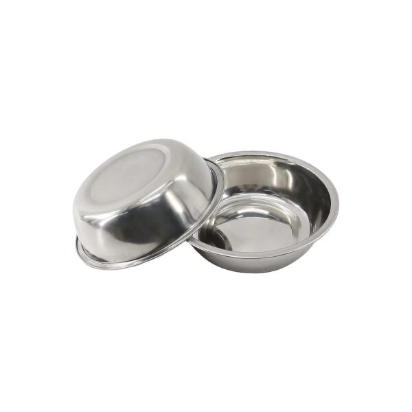 Premium Stainless Steel Water and Food Bowls for Pet Feeding Station