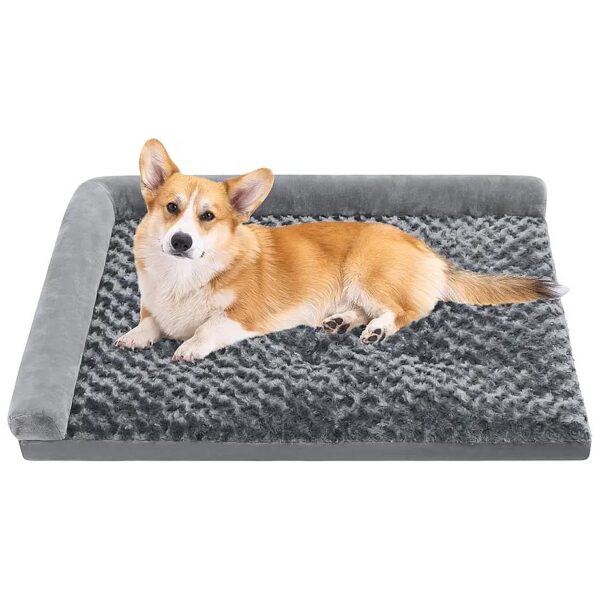 Premium Washable Dog Crate Bed 30 inch for Small Medium Breed Dogs with Non-Skid Bottom