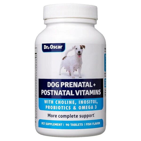 Prenatal Vitamins for Dogs with Choline and Inositol for Fertility and Normal Pregnancy