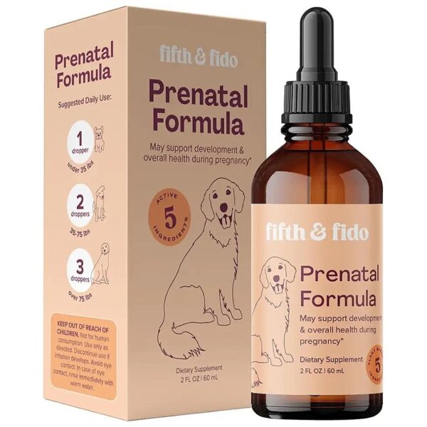 Prenatal Vitamins for Pregnant Dogs with Folic Acid and B Vitamins