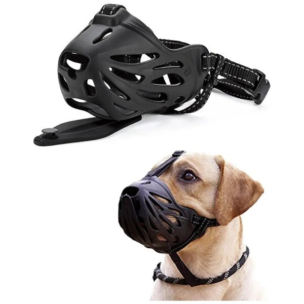 Prevent Biting Chewing Barking Muzzle for Small Medium Large Dogs with Adjustable Buckles