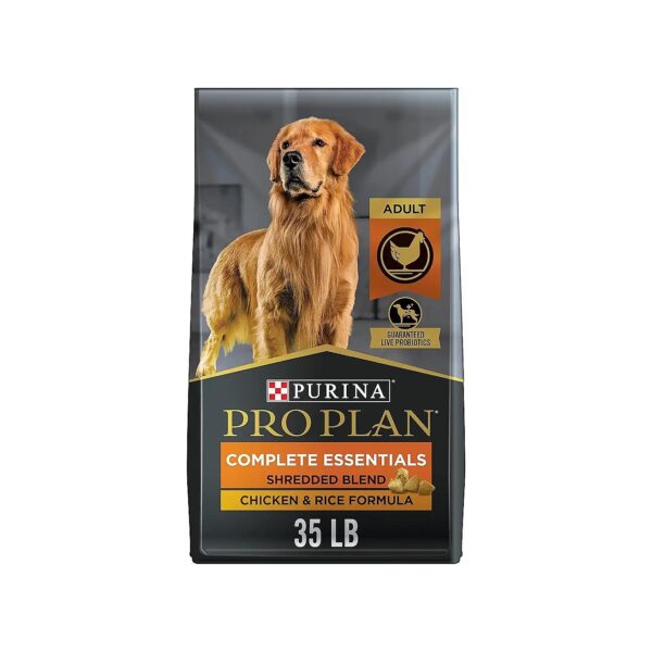 Probiotic Dog Food Formula with High Protein and Tender Shredded Pieces for Adult Dogs