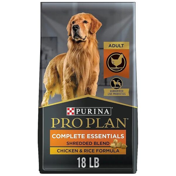 Probiotic-Rich Adult Dog Food with High Protein, Chicken, and Rice Formula