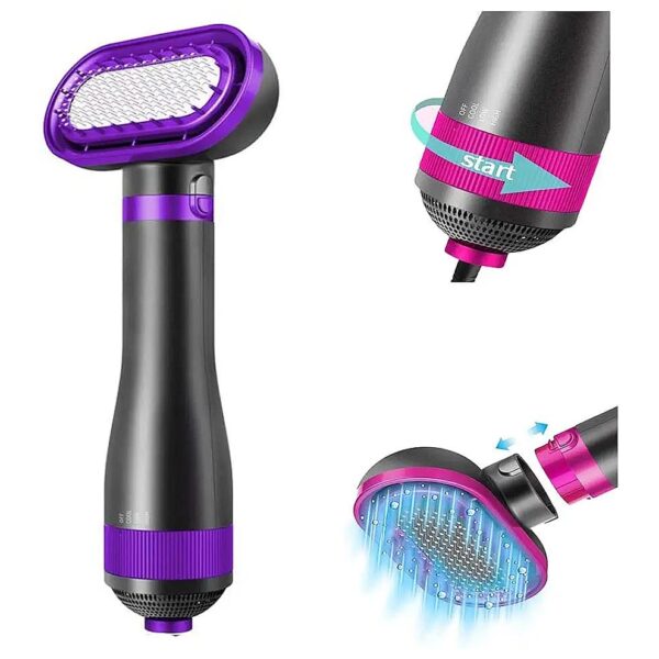 Professional 2-in-1 Dog Hair Dryer with Brush for Fast Drying and Grooming