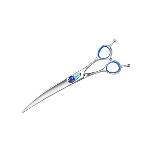 Professional Curved Dog Grooming Scissors with Sharp and Smooth Finish for Pet Trimming