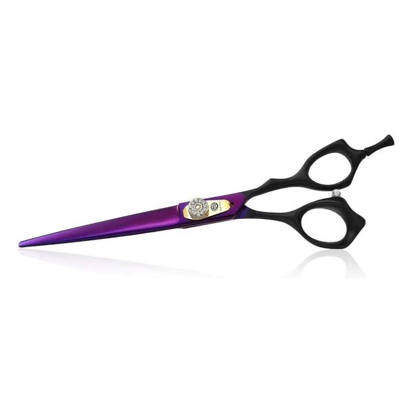 Professional Grade 440C Stainless Steel Pet Grooming Scissors with High-Carbon Content