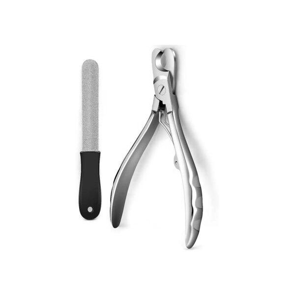 Professional Grade Dog Nail Clippers for All Dogs and Cats with Thick Toenails