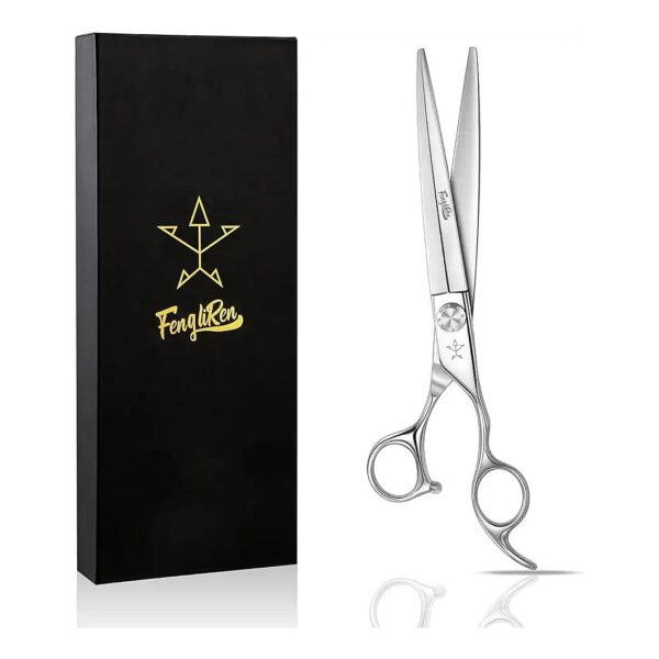 Professional Pet Grooming Scissors Made of Advanced Stainless Steel Alloy by Hand