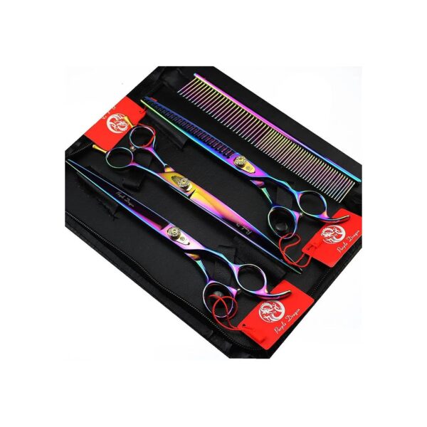 Professional Pet Grooming Scissors for Dog Hair Cutting and Thinning