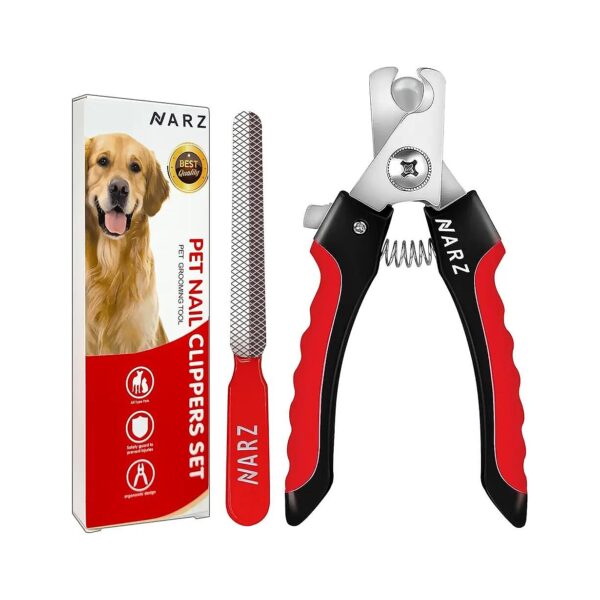 Professional Pet Nail Trimmers with Safety Lock for Medium and Large Dogs and Cats