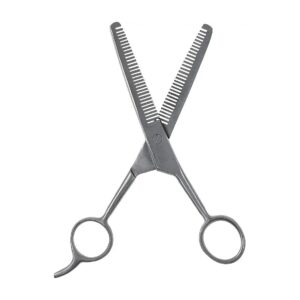 Professional Stainless Steel Pet Thinning Scissors for Thick or Dense Coats