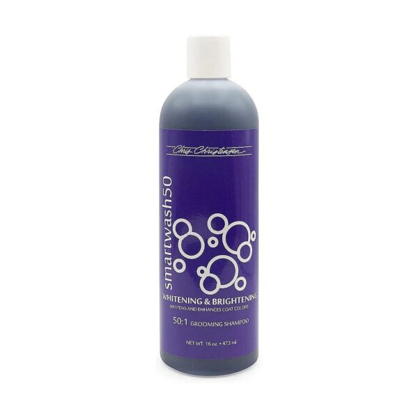 Professional-Grade Whitening and Brightening Dog Shampoo with Lavender Fragrance, 16 oz