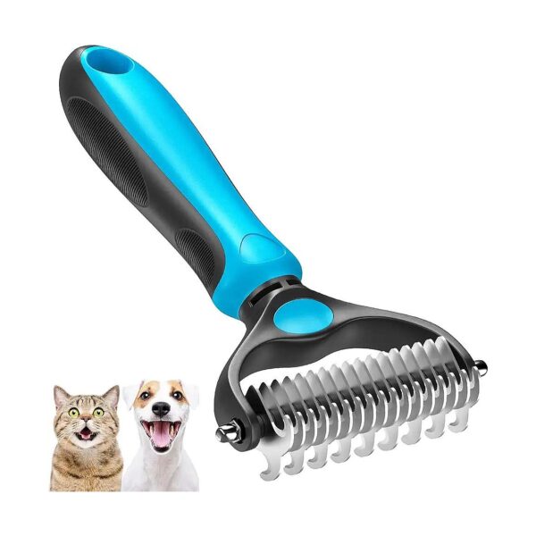 Professional-quality Dog Grooming Tool for Effective Mat and Tangle Removal