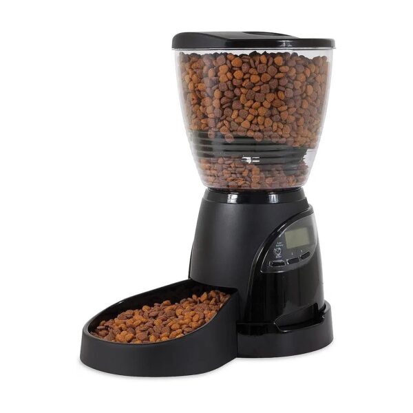 Programmable Automatic Cat and Dog Feeder with 18-Cup Capacity for Fresh Food and Water