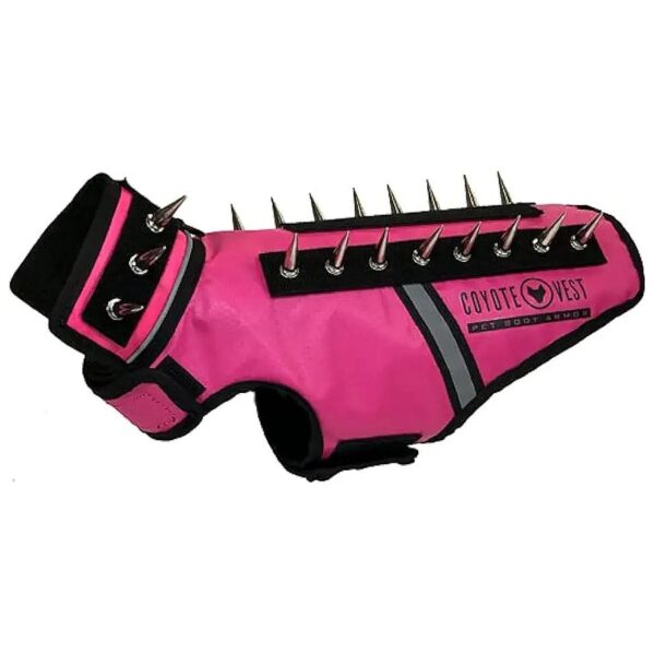 Protection Dog Harness with Removable Chrome Spikes and Reflective Features X-Small