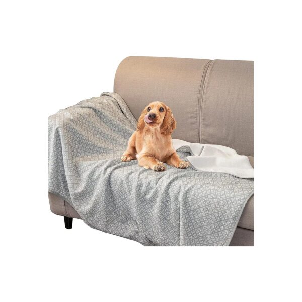 Protective Reversible Pet Blanket for Dogs and Cats Furniture