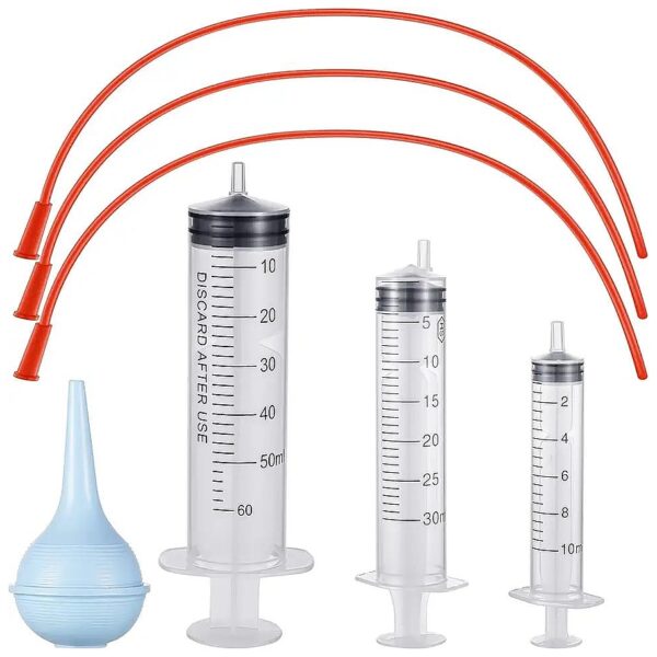 Puppy Feeding Tube Kit for Multi-Animal Applications with 7 Packages